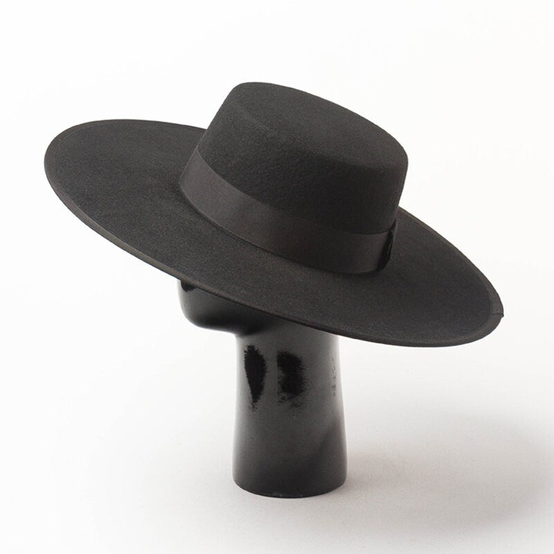 Mesh Wide Brimmed Hats for Special Occassion main image 1