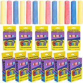 3-Piece Jumbo Sidewalk Chalk (4") – Vibrant, Large, and Fun for Outdoor Art