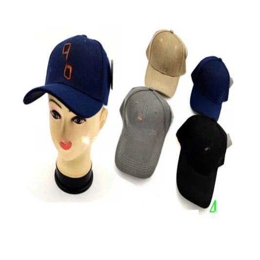 Adults Casual Baseball Caps - Piece/Set of 6 - Assorted