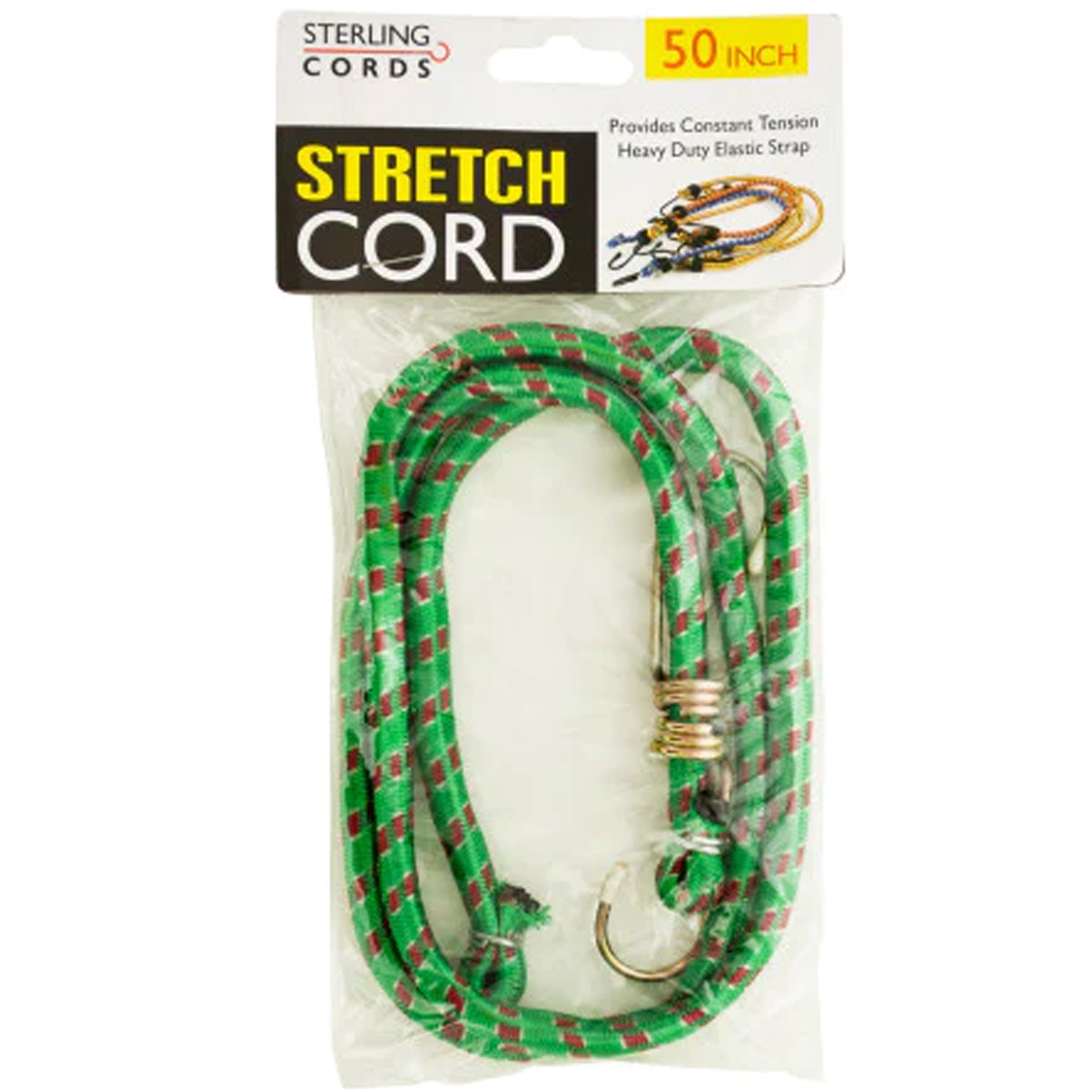 Heavy Duty Stretch Cord for Bikes - Perfect for Rope Tie Car Luggage and  Roof Rack Strap Hooks - MOQ 24 Packs