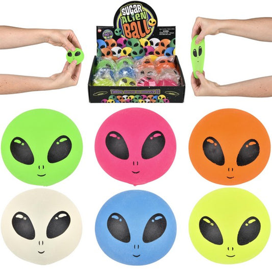 Squeezy Alien Sugar Ball kids Toys In Bulk- Assorted