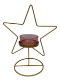 Star Candel Holder For Home Decoration