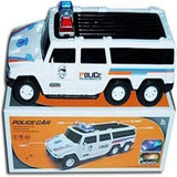Battery Operated Bump and Go Police SUV Car Kids Toy In Bulk