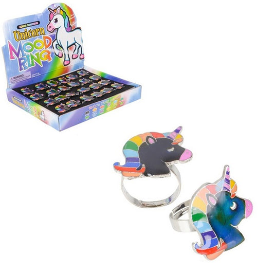 Unicorn Mood Ring kids Toys In Bulk- Assorted