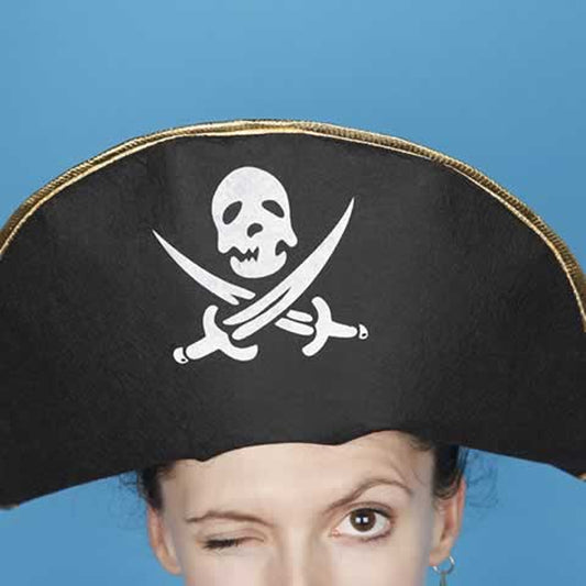 Youth Felt Pirate Hat In Bulk