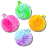 Two Tone Puffer Ball Fidget Kids Toy