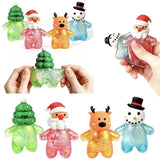 Glitter Christmas Squishy Fidget Toy for Kids