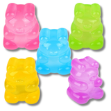 Jumbo Sugar Squeezy Fidget Bear Kids Toy In Bulk - Assorted