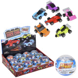 Building Block Pull Back Race Car Kids Toys - Assorted