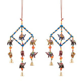 Square Hathi Door Hanging Unique Elephant Decor for Home MOQ -12 pcs