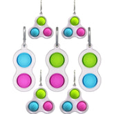 Simple Dimple Popper Fidget Keychain Toy - Assorted