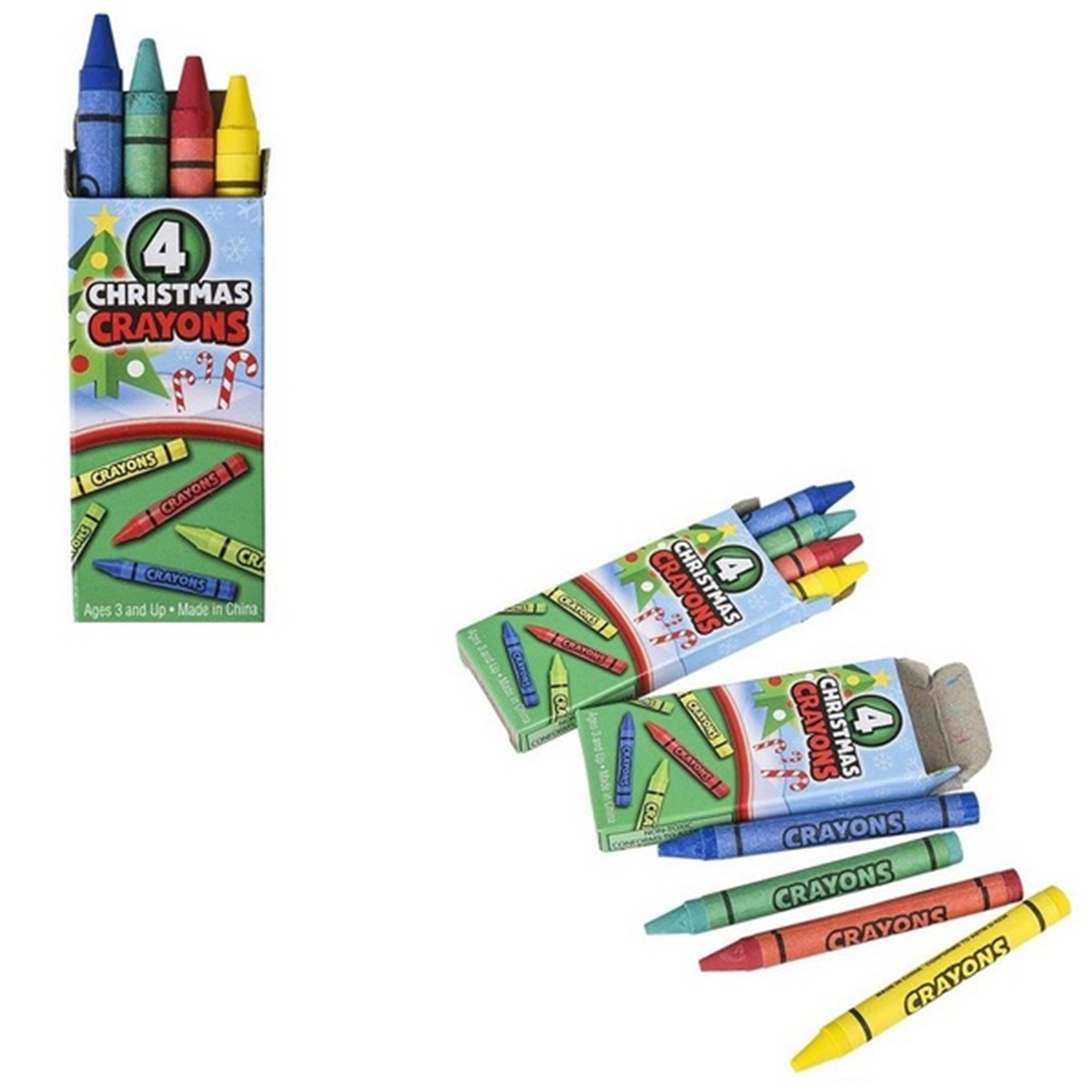 Santa Crayons 20 - Christmas Crayons Kids Christmas Gifts