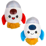 3" Space Rocket Squeezy Bead Plush Kids Toy – Assorted