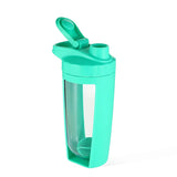Gym Shaker Transparent Adults Bottle With Portable Strap Fitness Bottle- 600 ml Assorted