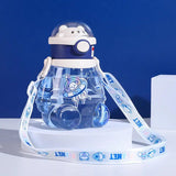 Bear Style Water Sippy Cup Outdoor Travel Baby Water Bottle With Strap