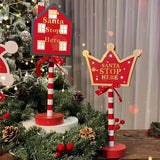 CF-17Shenzhi Tech Festive LED Christmas Sign - Battery-Powered Table Lamp with Warm White Light, Perfect for Home & Window Decor, Christmas Decor