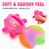 Glitter Goldfish Squishy Fidget Toys – Assorted Designs