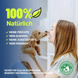 Tooth cleaning spray for dogs and cats.