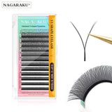 NAGARAKU YY Shape Hand Woven Premium Eyelashes Extension