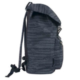 Double Buckle Backpack Stripe Print