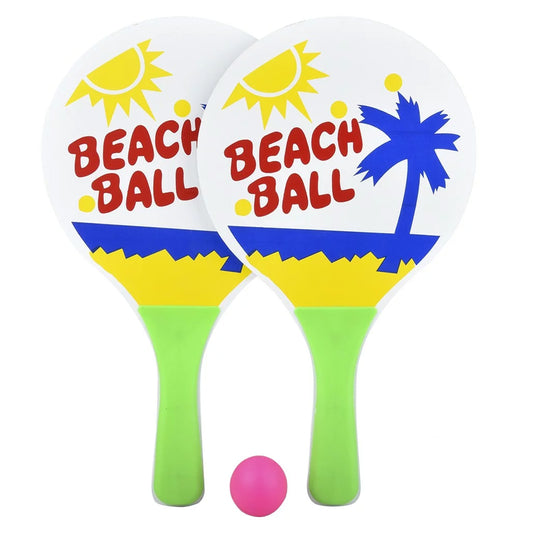 Beach Paddle Ball Kids Game Set In Bulk- Assorted