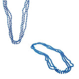 Blue Color Pearl Beaded Necklace In Bulk