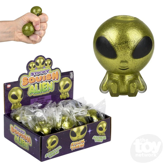 Squish Sticky Alien kids Toys In Bulk- Assorted