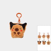 Capybara Animal Plush Keychain Toy - Assorted