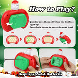 Christmas Puzzle Pop Stocking Stuffer Fidget Bubble Kids Toy