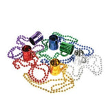 Metallic Beer Mug Beaded Necklace In Bulk