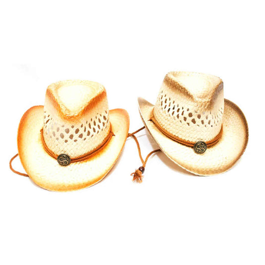 Straw Cowboy Hats For Little Kids - Assorted