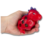 Squeezy Bead Dinosaur Ball Toy For Kids in Bulk - Assorted