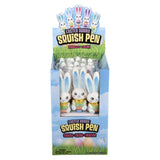 Easter Bunny Squishy Kids Pen- 7" In Bulk - Assorted