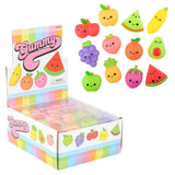 Gummy Fruit Squishy Fidget Kids Toys In Bulk- Assorted