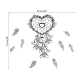 Dream Catcher Feathers Wall Stickers For Living Room Office Bedroom Decoration Indian Style Mural Art Diy Wall Decal Home Decor