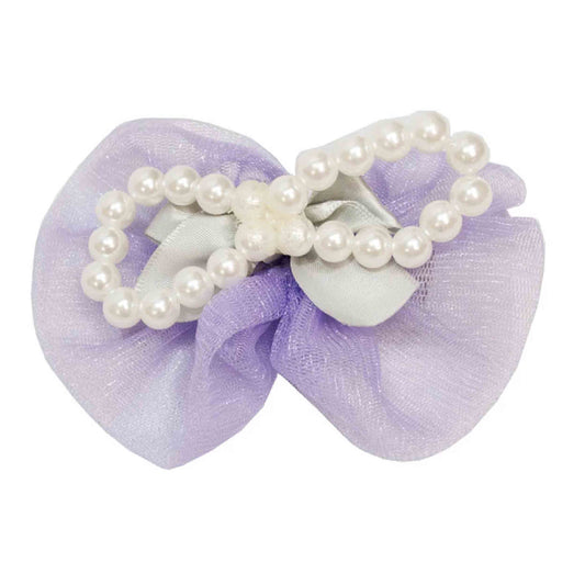 Fashion Hair Bows with Pearls For Ladies - Assorted Bulk