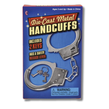 Diecast Metal Handcuffs Counter Top Display Box