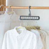 Multi-port Support Clothes Hanger