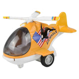 Die Cast Pull Back Helicopter For Kids Toys In Bulk- Assorted