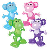 Inflatatable Big Foot Monkey Toy For Kids - Assorted