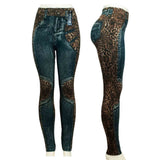 Bulk Ladies Fashion Pull On Printed Jeans - Assorted