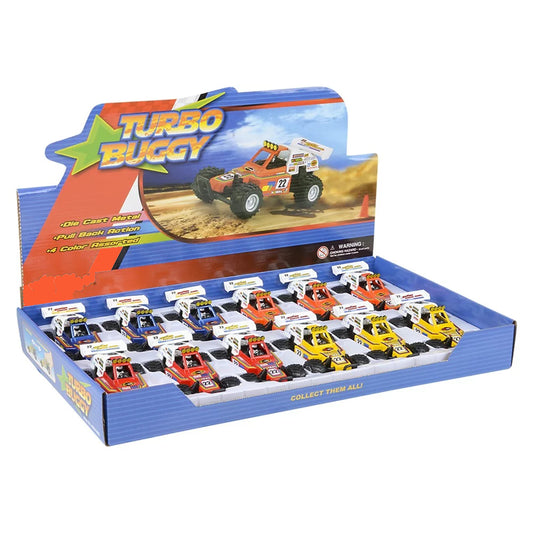 Bulk Die-Cast Pull Back Turbo Car Kids Toy- Assorted