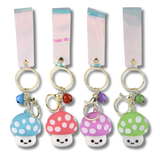 Mushroom Charm Backpack Pendant Keychain In Bulk - Assorted
