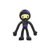 Mini Bendable Ninjas Kids Toys In Bulk- Assortetd