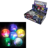 Lights Up Galaxy Balls Stocking Stuffer Kids Toy - In Bulk