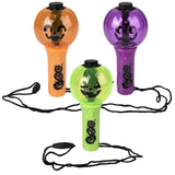 Light Up Jack O Lantern Spinning Wand Necklace Kids Toy - Assorted