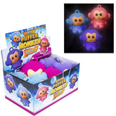 Light-Up Puffer Monkey Toy For Kids In Bulk - Assorted