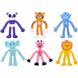 Mini  Bendable Zoo Animals kids Toys In Bulk- Assorted