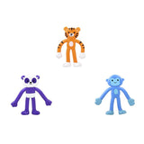 Mini  Bendable Zoo Animals kids Toys In Bulk- Assorted