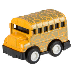 Mini Zoo Pull Back Bus Kids Toys In Bulk- Assorted